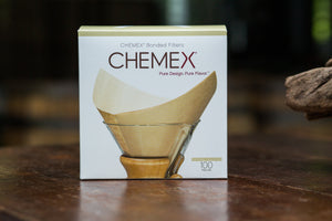 Chemex Natural Pre-folded Square Filters - Box of 100 filters